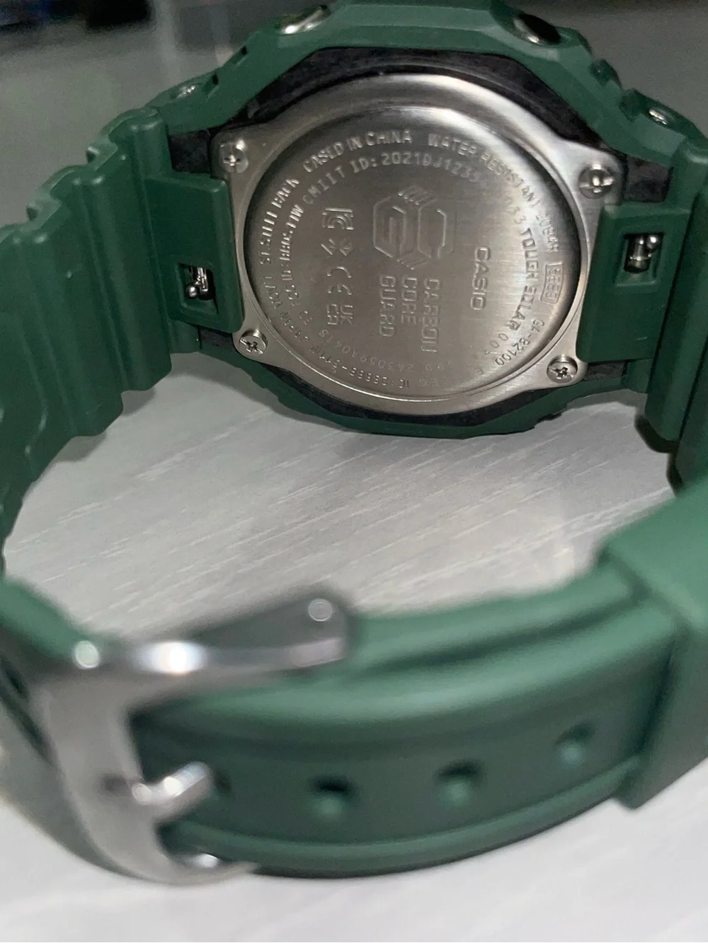Casio G-Shock Green Ana-Digi Mobile Link Bluetooth Watch GAB2100-3A